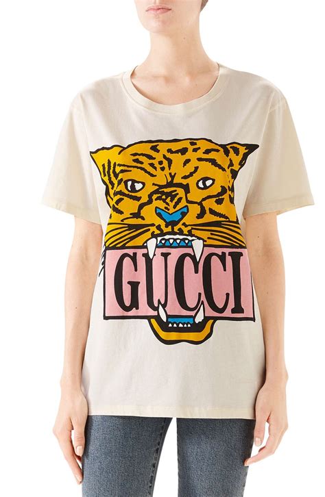 t shirt gucci bianche con tigre|gucci tiger cardigan.